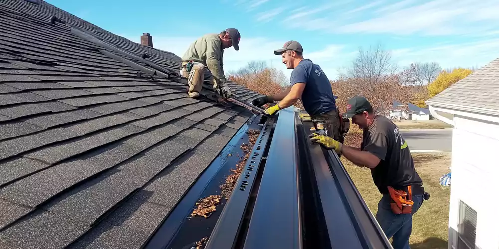 Dolphin Roofing Professional Residential Gutters Installation